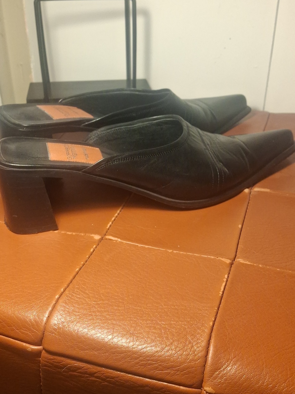 Goffredo Fantini Black Leather Mules - Picture 7 of 8
